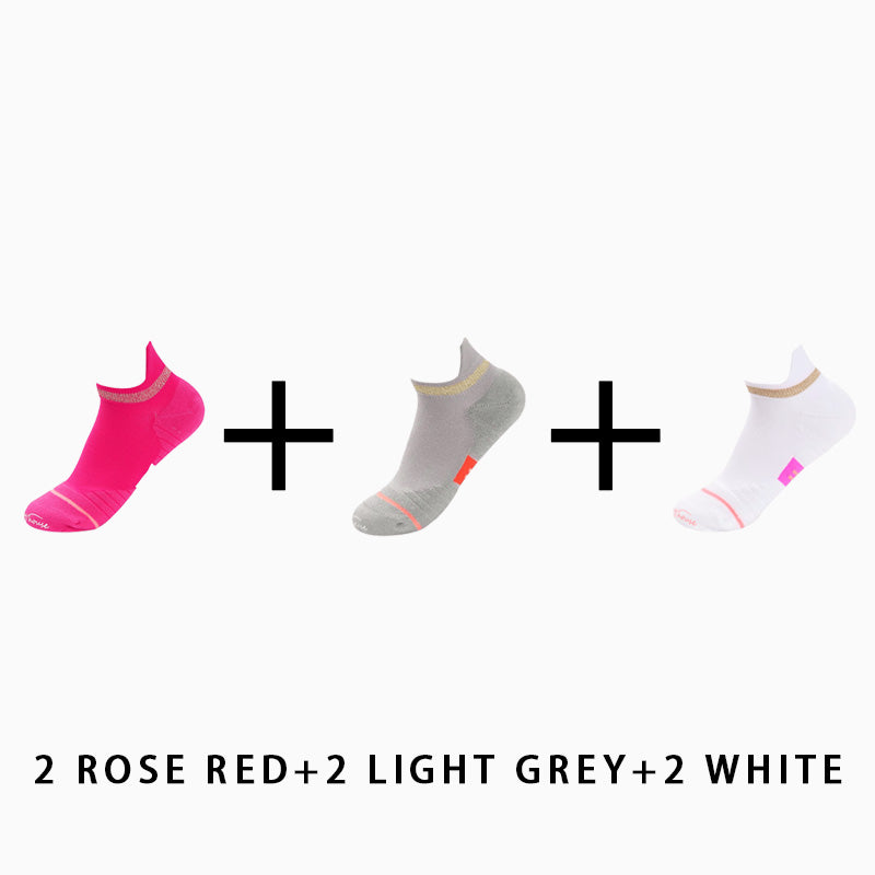 Women's Low Cut Running Socks(6 pairs）