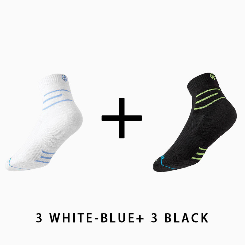 Men's Breathable Medium Fitness Socks（6 pairs）