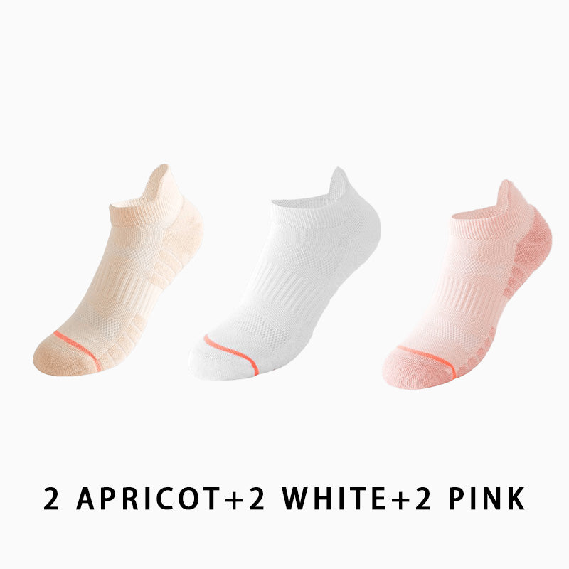 Women Low Cut Running Compression Socks(6 pairs）