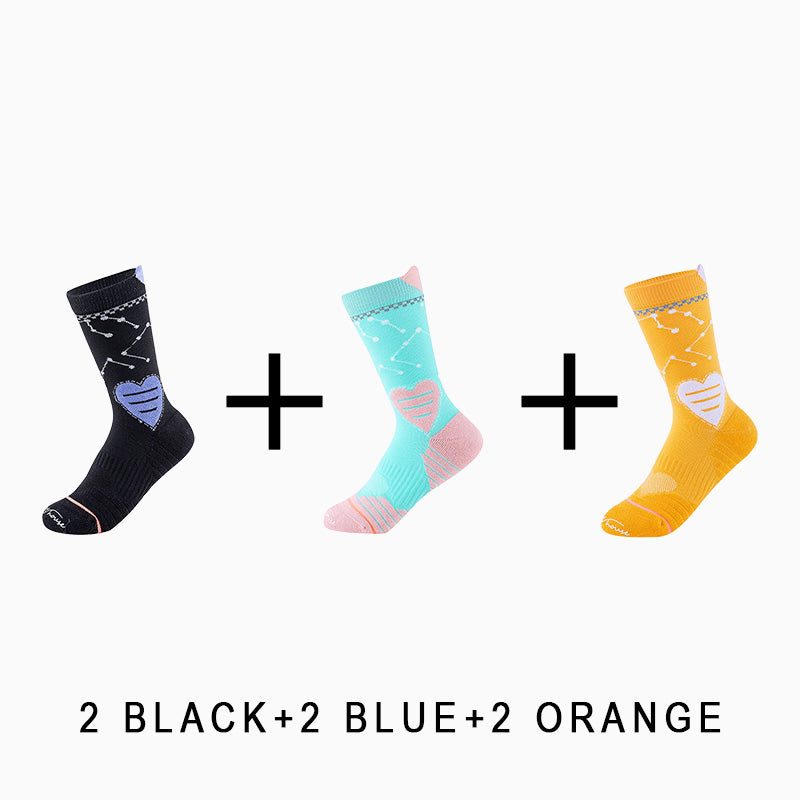 Women's Professional Breathable Cycling Socks（6 pairs）