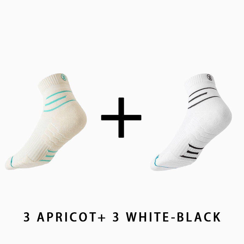 Men's Breathable Medium Fitness Socks（6 pairs）