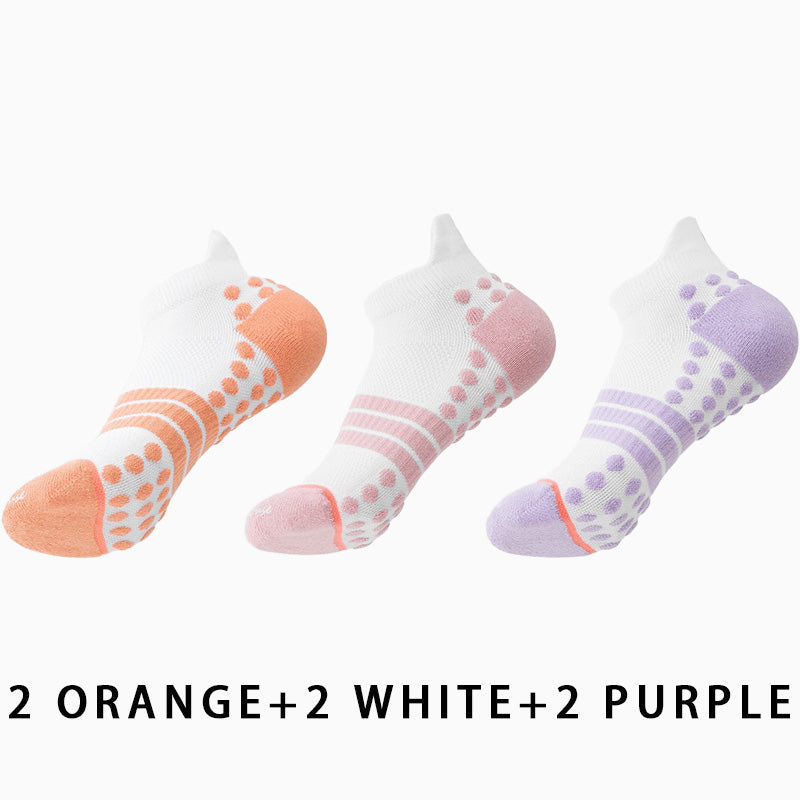 Profession Non-slip Women's Running Socks(6 pairs）