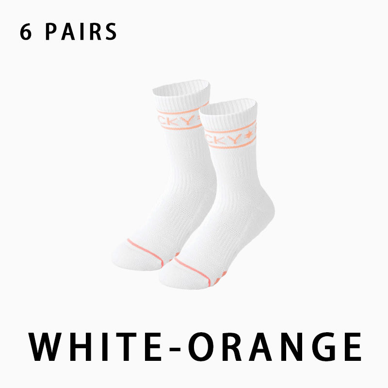 Women Profession Running Compression Socks(6 pairs）