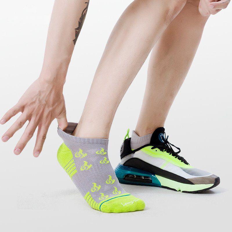 Men's Short Thin Running Socks（6 pairs）