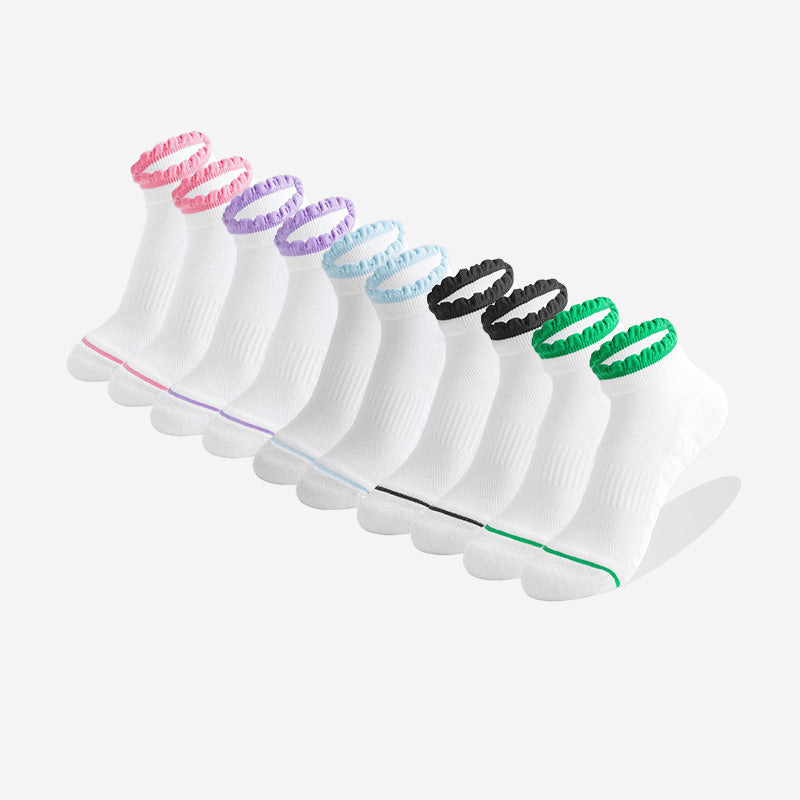 Women's Low Cut Running Socks（6 pairs）