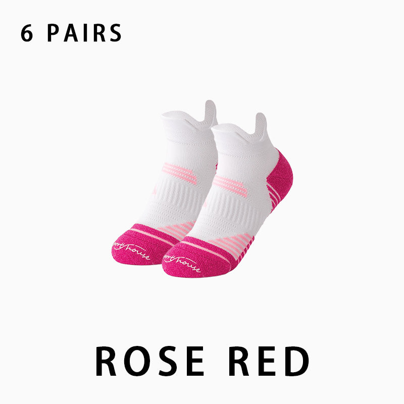 Marathon Low Cut Women Running Socks（6 pairs）