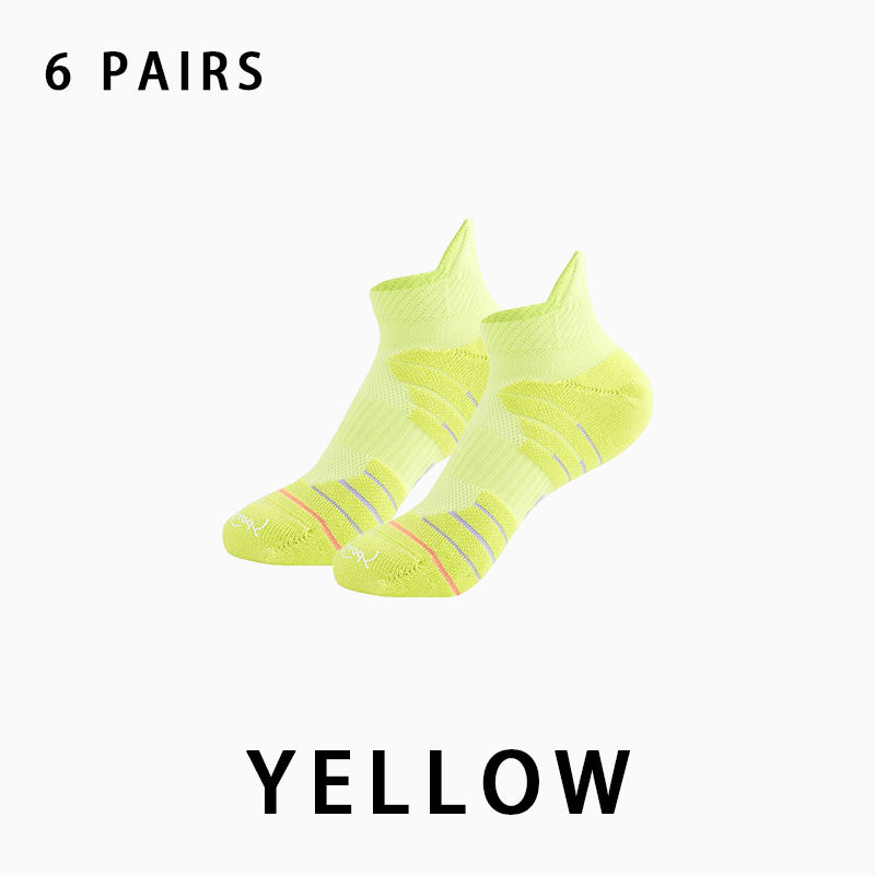 Women's Short Running Compression Socks(6 pairs）