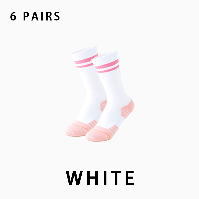 Professional Women Breathable Running Socks（6 pairs）