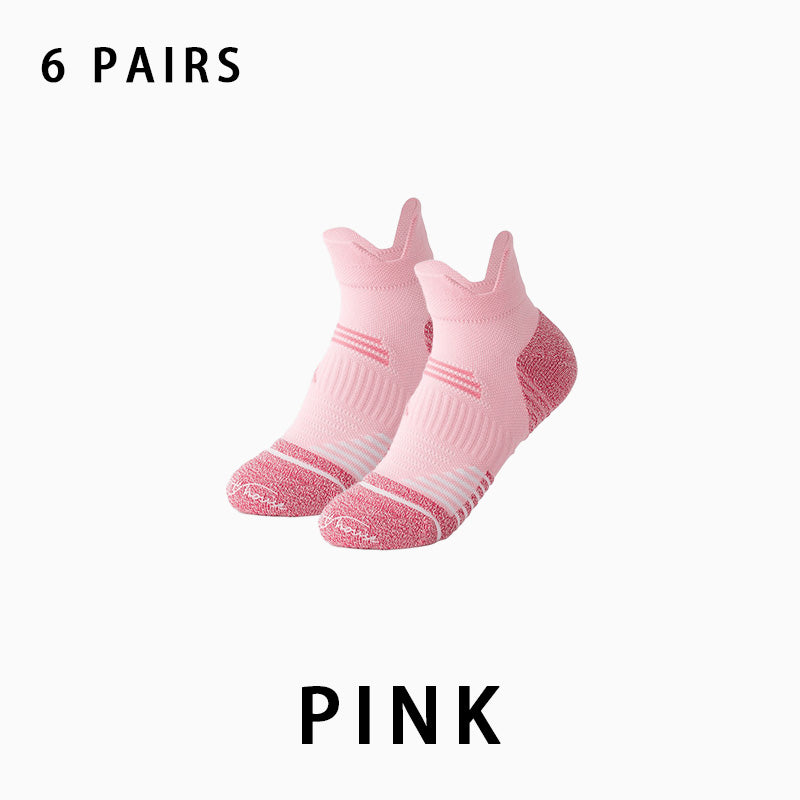 Marathon Low Cut Women Running Socks（6 pairs）