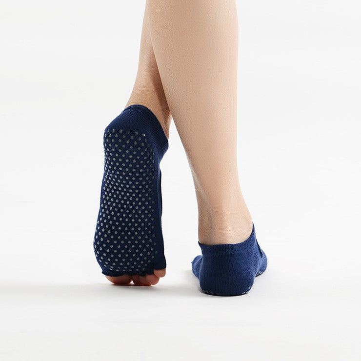 Cotton Anti Slip Grip Pilates Yoga Socks (5 Units)