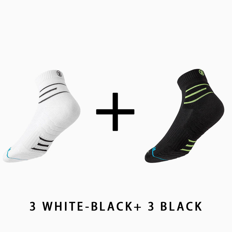 Men's Breathable Medium Fitness Socks（6 pairs）