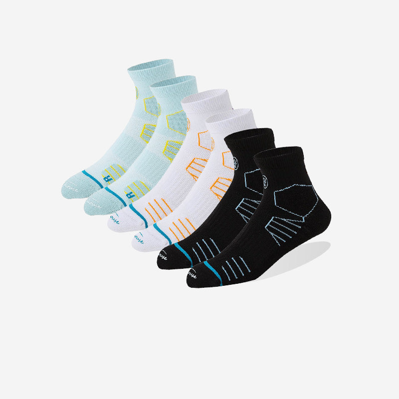 Couple's Professional Non-slip Running Socks(6 pairs）