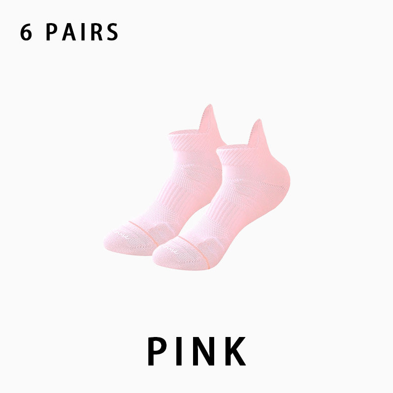 Women's Short Running Compression Socks(6 pairs）