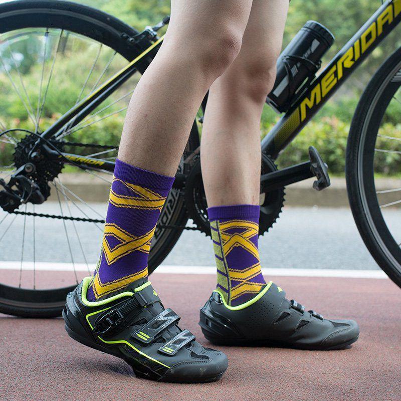 Men's High Top Professional Cycling Socks (6 pairs)