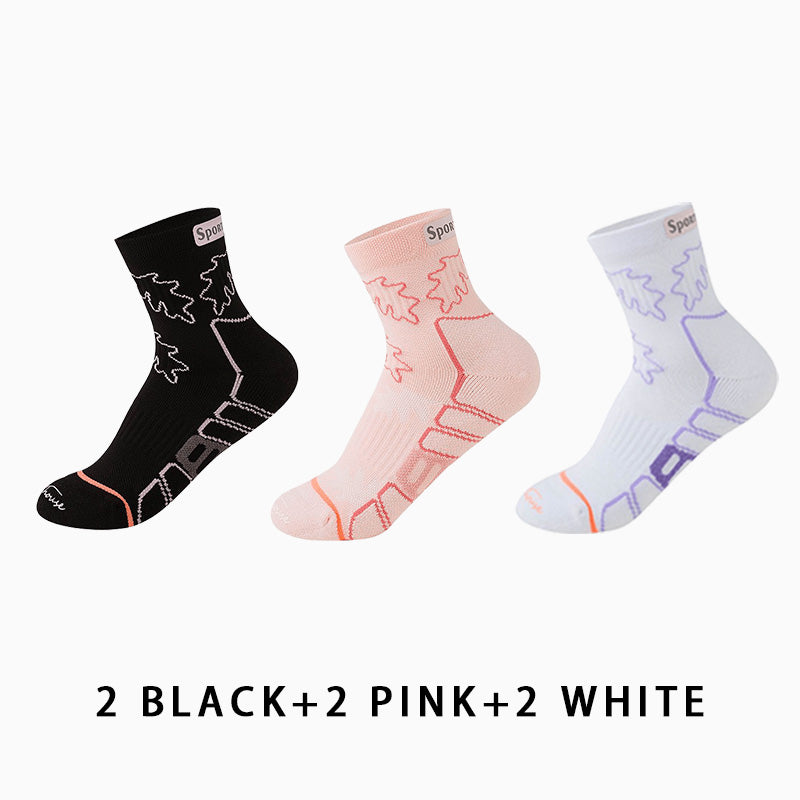 Women's Breathable Running Compression Socks（6 pairs）