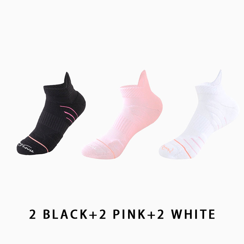 Women's Short Running Compression Socks(6 pairs）