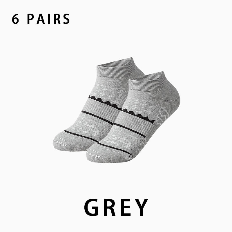 Women's Non-slip Running Sports Socks(6 pairs）