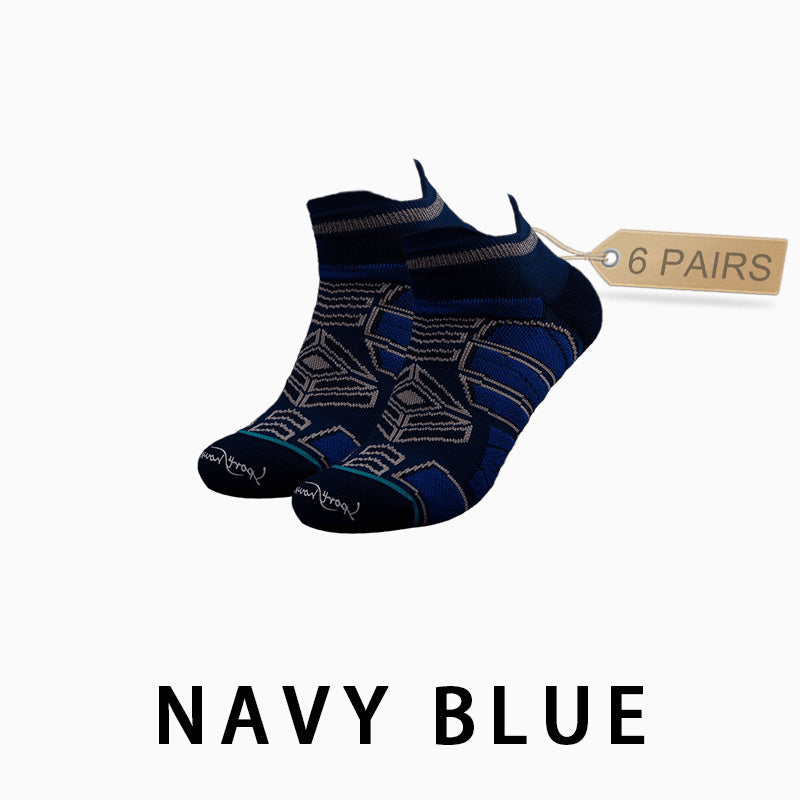 Breathable Men's Running Compression Socks（6 pairs）