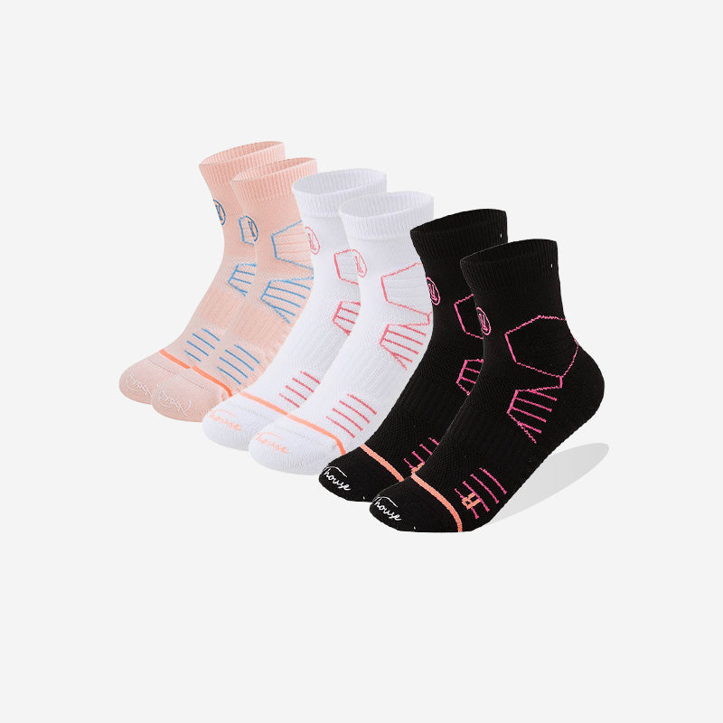Couple's Professional Non-slip Running Socks(6 pairs）