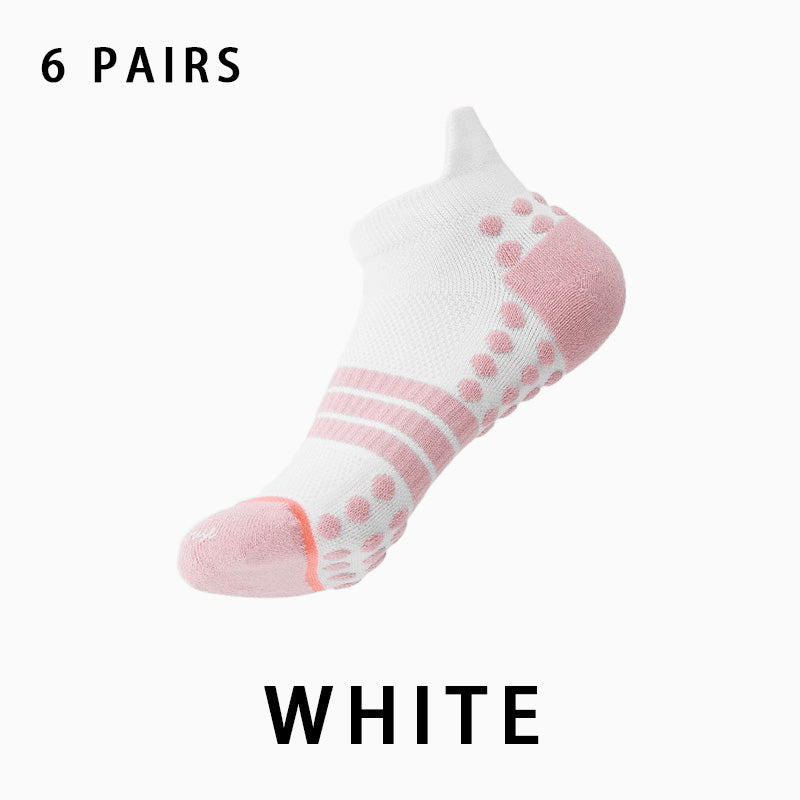 Profession Non-slip Women's Running Socks(6 pairs）