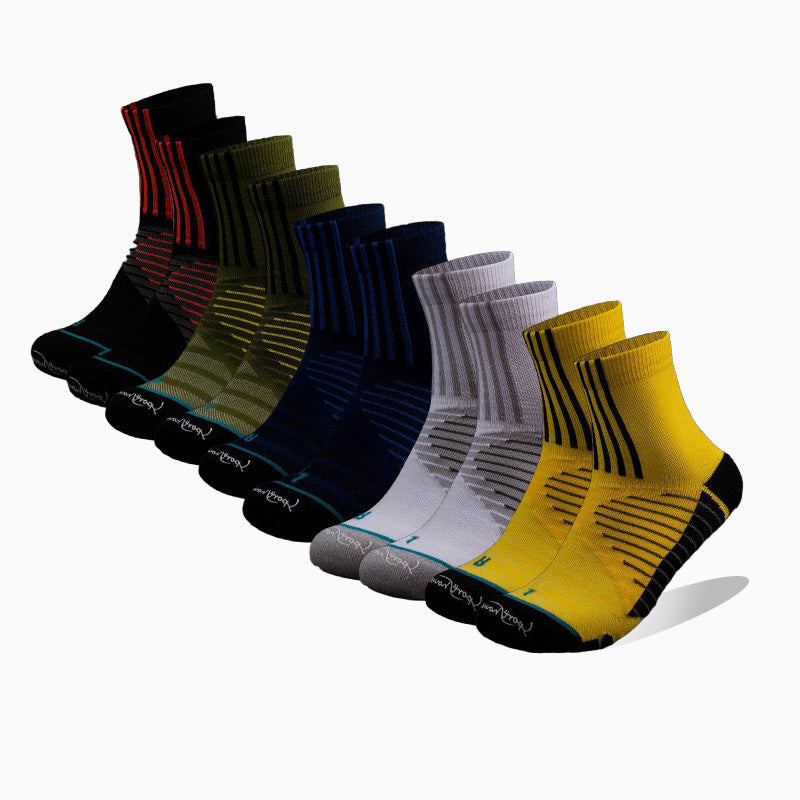 Mens Grip Socks Fitness （6 pairs）