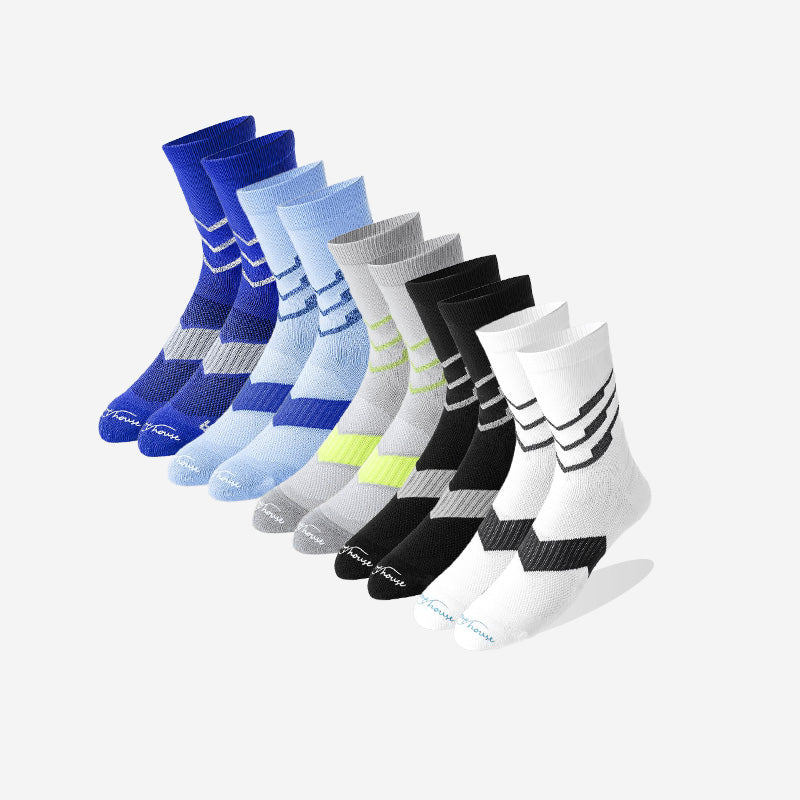 Men's Marathon Running Socks（6 pairs）