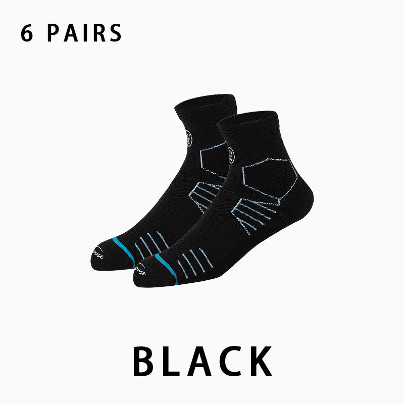 Couple's Professional Non-slip Running Socks(6 pairs）