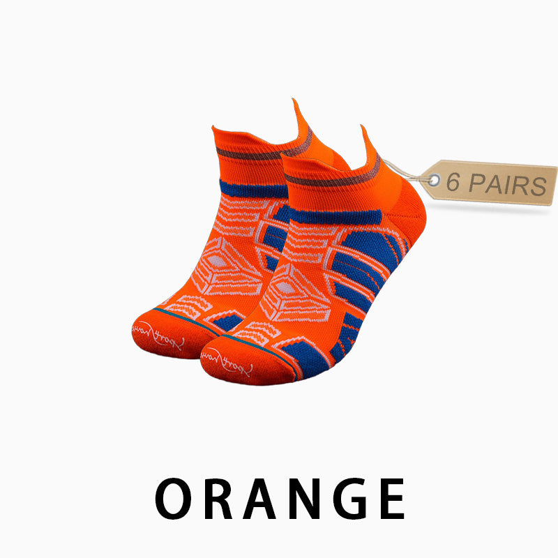 Breathable Men's Running Compression Socks（6 pairs）