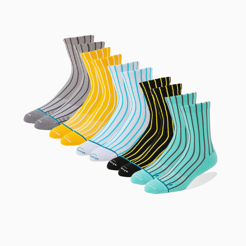 Men's Mid-calf Running Socks(6 pairs）