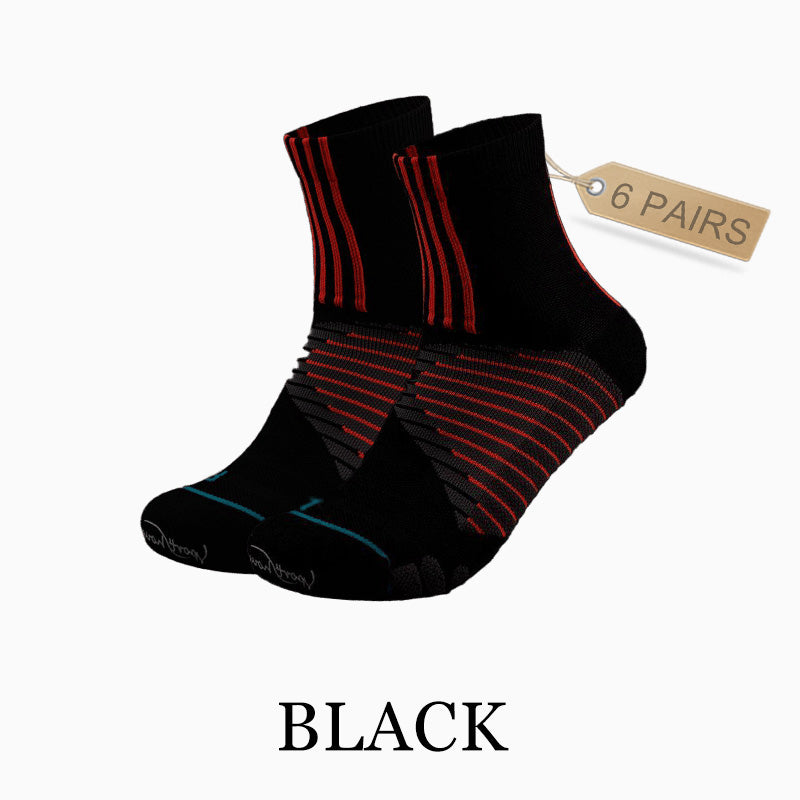 Mens Grip Socks Fitness （6 pairs）