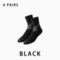 Non-slip Mid-calf Men's Running Socks(6 pairs）