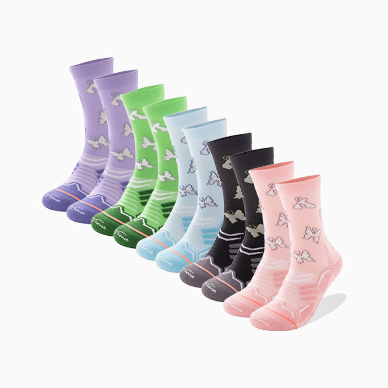 Women's Reflective Running Socks（6 pairs）