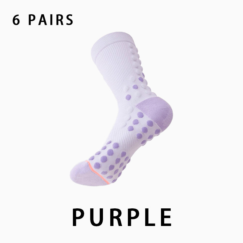Women's Non-slip Profession Running Socks(6 pairs）