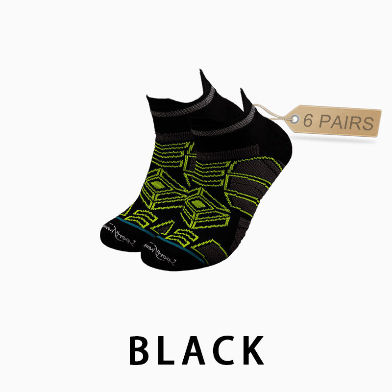 Breathable Men's Running Compression Socks（6 pairs）