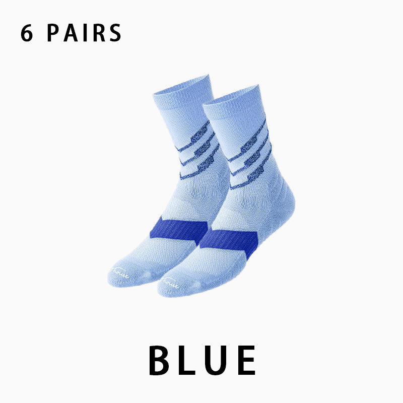 Men's Marathon Running Socks（6 pairs）