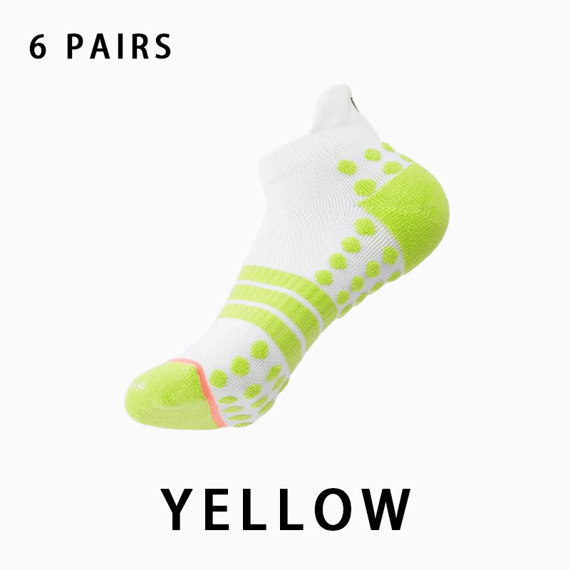 Profession Non-slip Women's Running Socks(6 pairs）