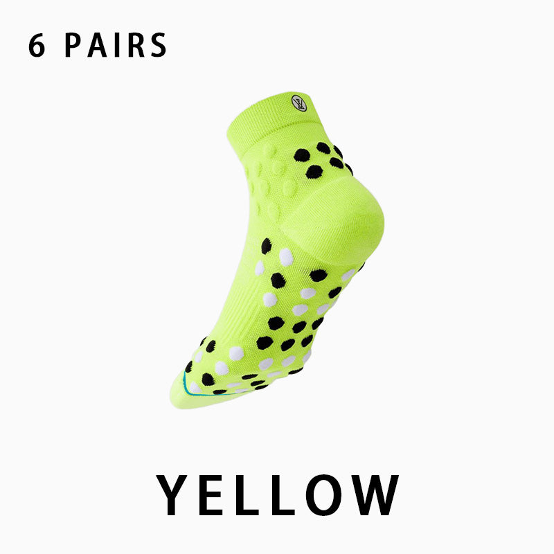 Men's Polka Dot Running Socks（6 pairs）