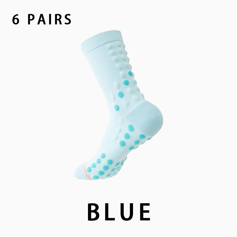 Women's Non-slip Profession Running Socks(6 pairs）