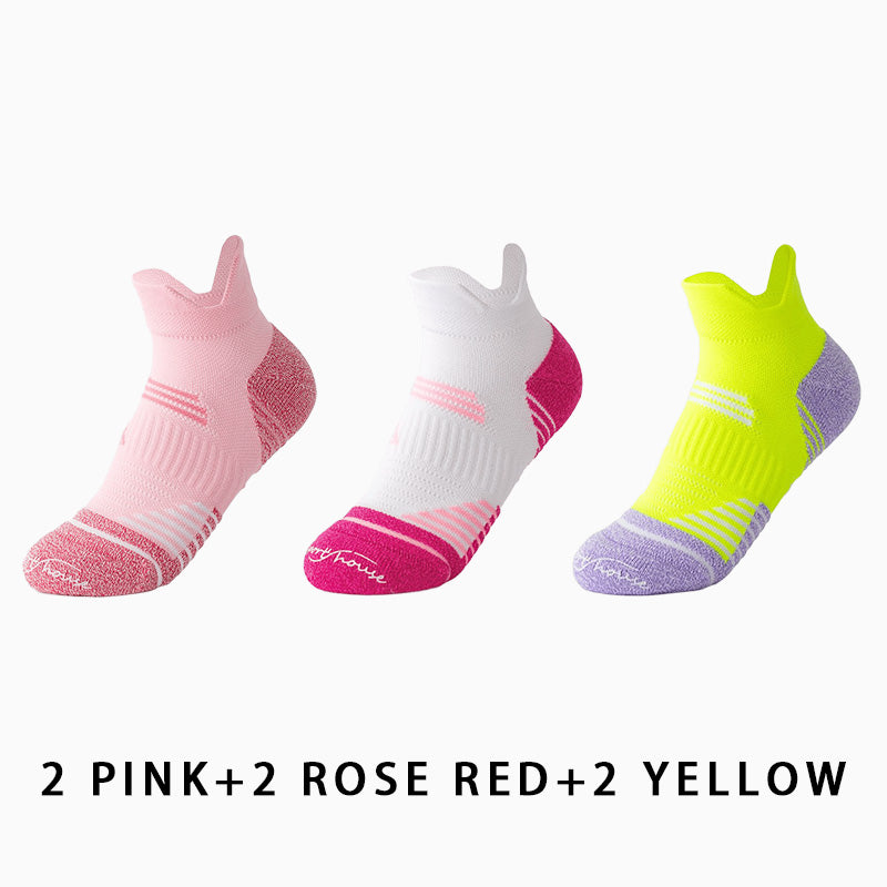 Marathon Low Cut Women Running Socks（6 pairs）