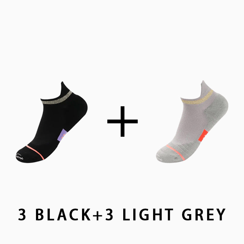 Women's Low Cut Running Socks(6 pairs）