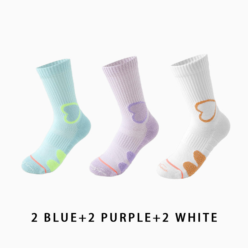 Women's Autumn/Winter Thickened Running Socks（6 pairs）