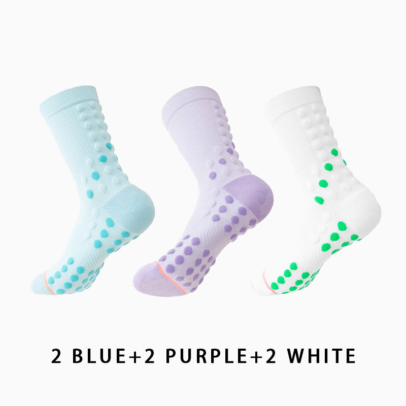 Women's Non-slip Profession Running Socks(6 pairs）