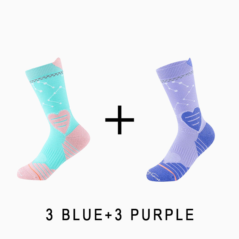 Women's Professional Breathable Cycling Socks（6 pairs）