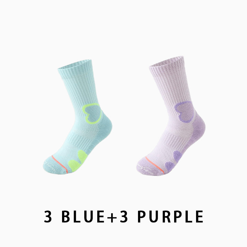 Women's Autumn/Winter Thickened Running Socks（6 pairs）