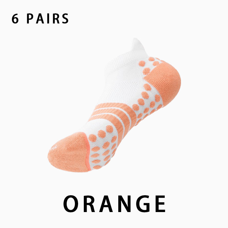 Profession Non-slip Women's Running Socks(6 pairs）