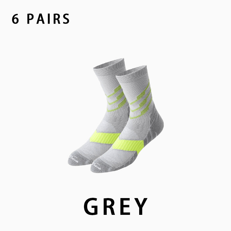 Men's Marathon Running Socks（6 pairs）