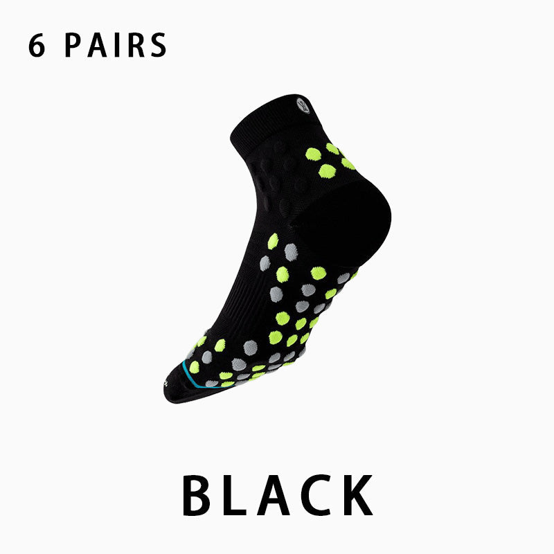 Men's Polka Dot Running Socks（6 pairs）