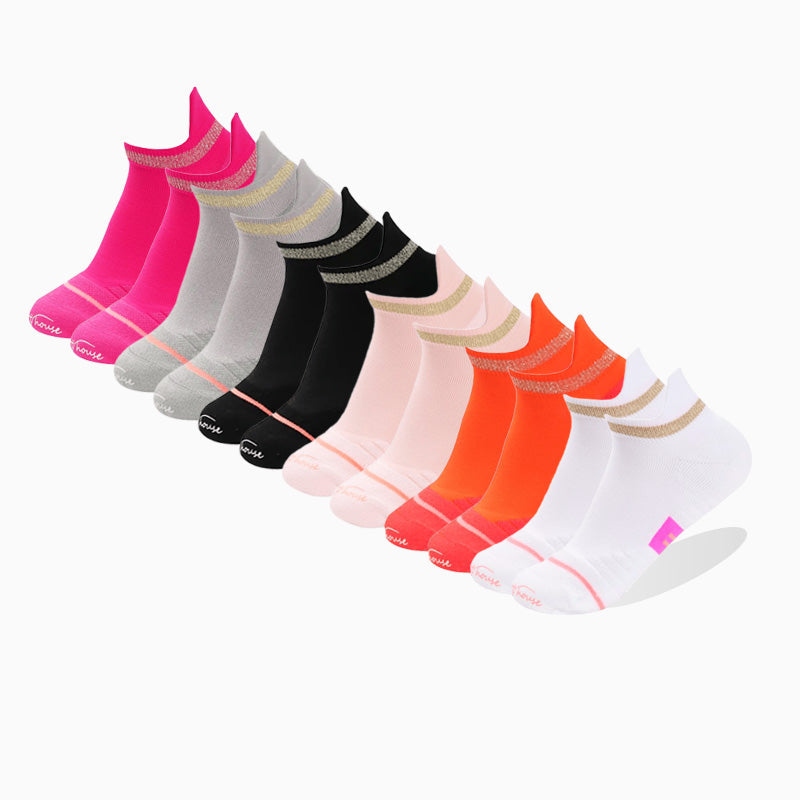 Women's Low Cut Running Socks(6 pairs）