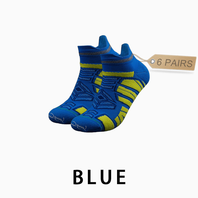 Breathable Men's Running Compression Socks（6 pairs）
