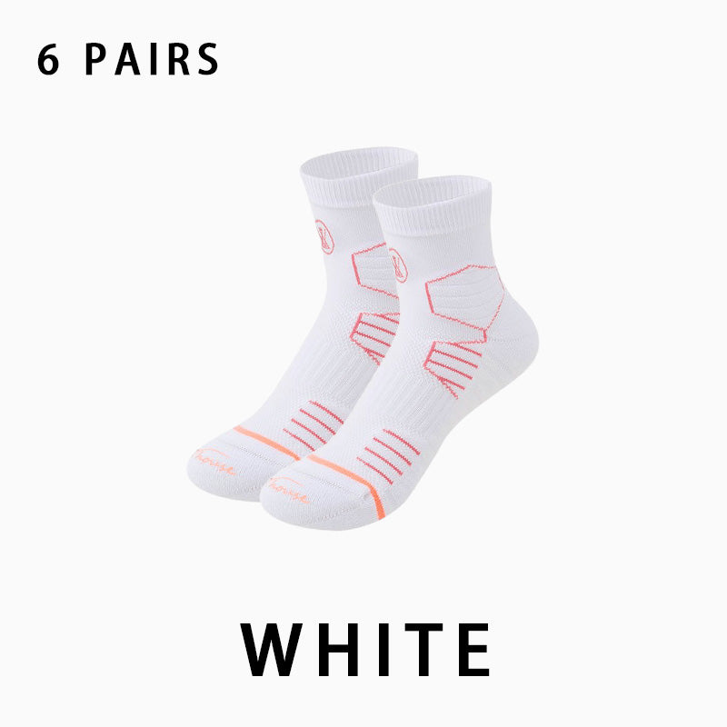 Couple's Professional Non-slip Running Socks(6 pairs）
